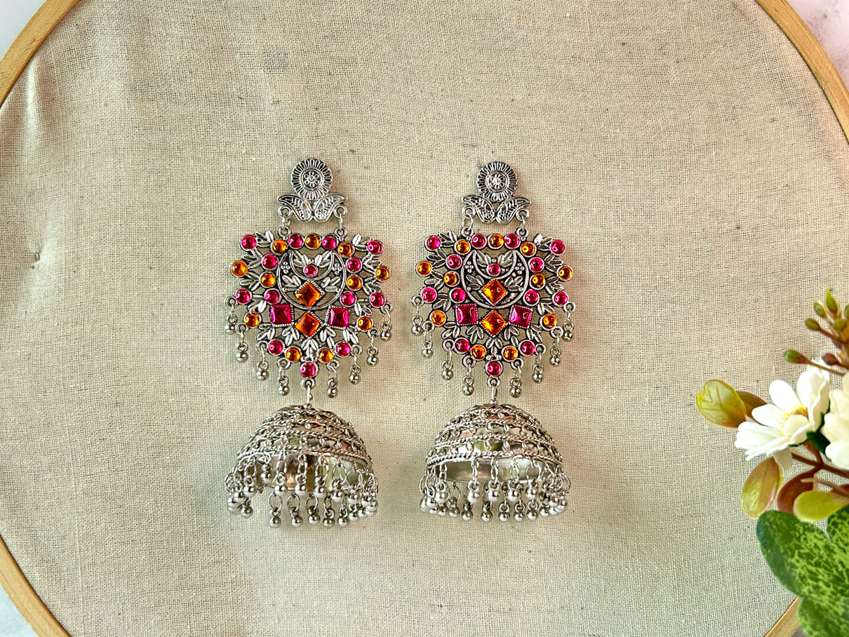 Sargam - Lightweight Oxidised Jhumka