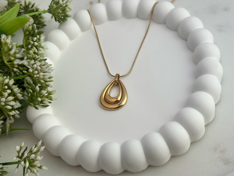 Duo Drop Necklace