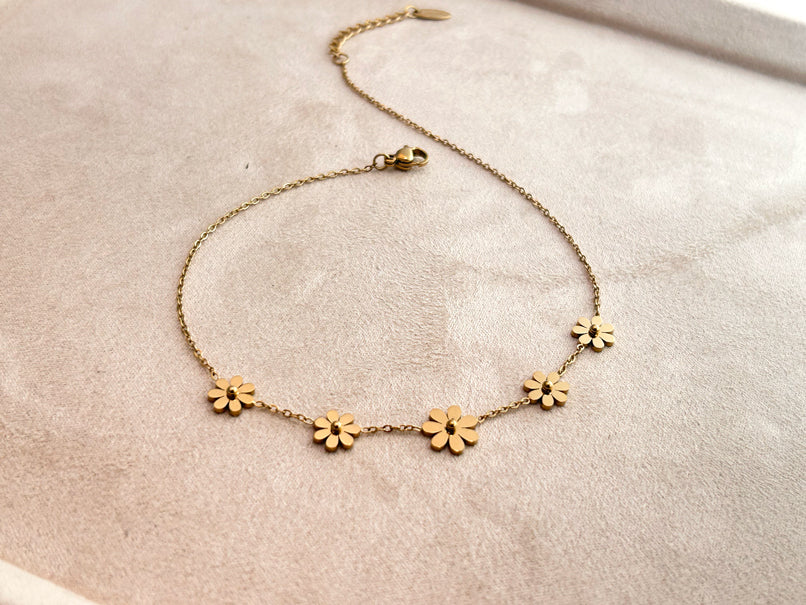 Zinnia Anklet