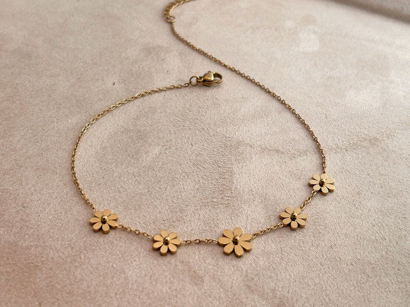 Zinnia Anklet