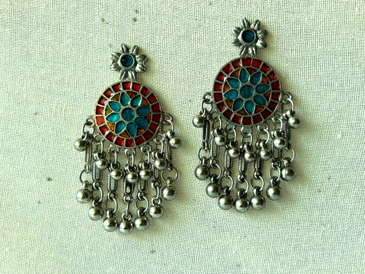 Fida - Germen Silver Afgani Jhumki
