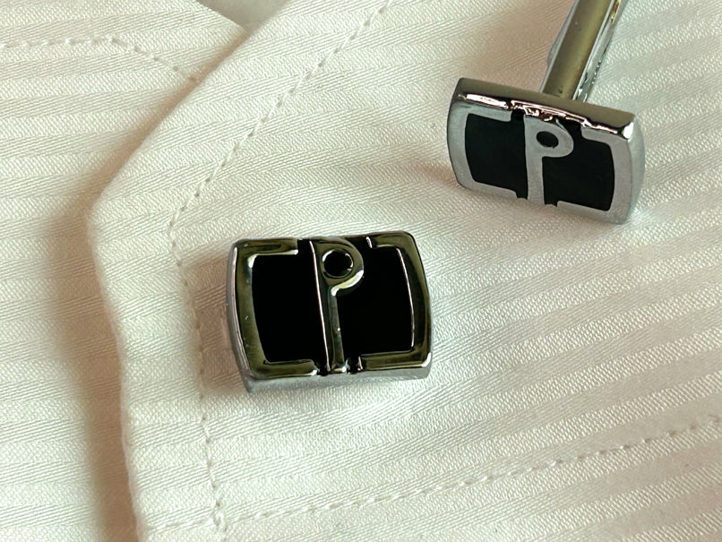 Men’s Monogram P Bracket Cufflinks
