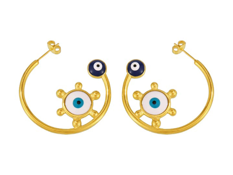 Auri Evil Eye Earrings