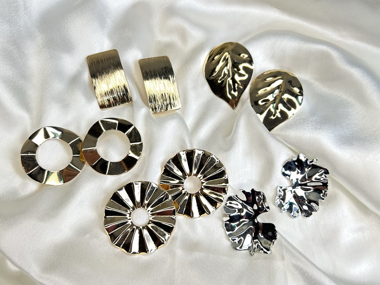 The Golden Leaves - Statement Earrings