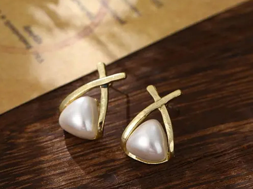 Entangled In Love Golden Studs
