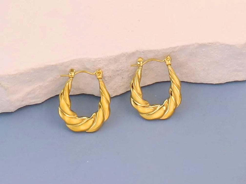 Eternal Braid Hoops