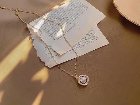 Moon Pearl Necklace