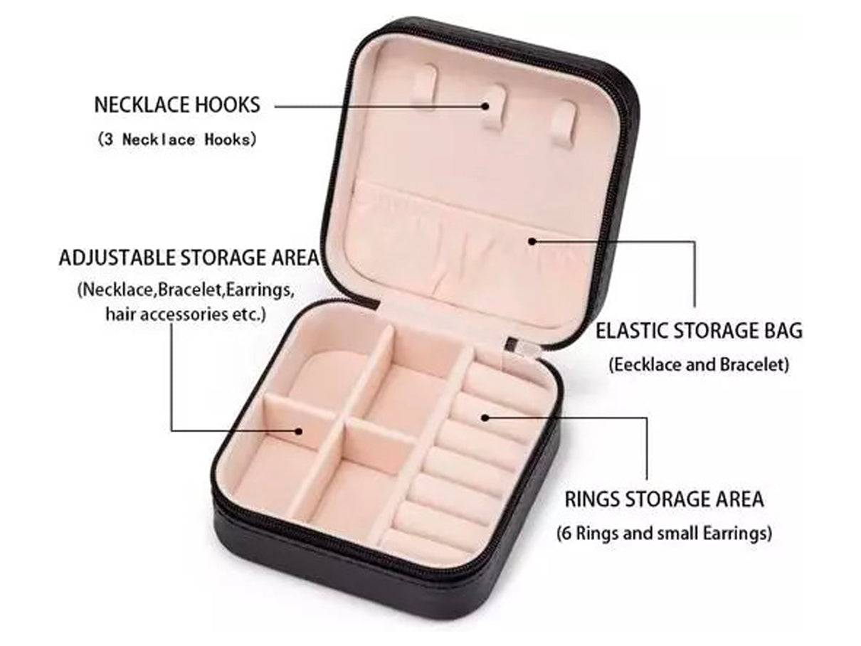 Portable Jewelry Box Organizer