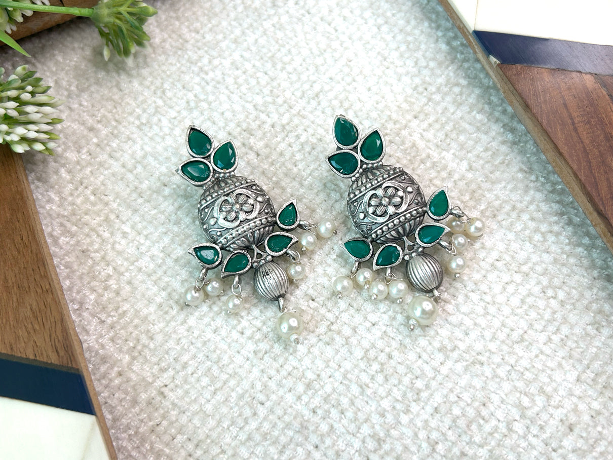 Ragini - Brass Earrings