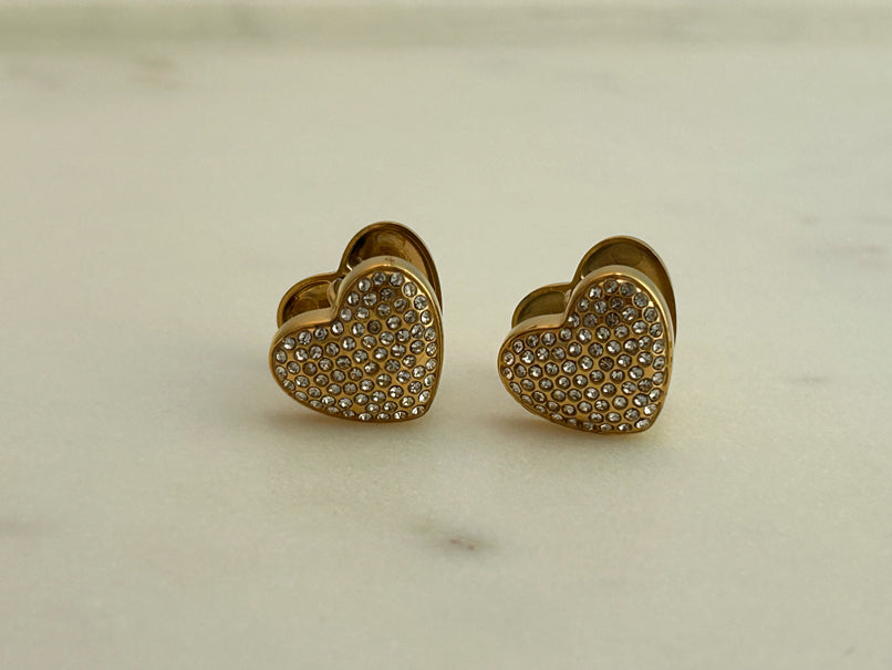 Reversible Heart Earrings