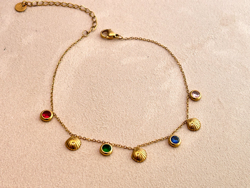 Shoreline Sparkle Anklet