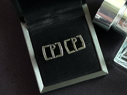 Men’s Monogram P Bracket Cufflinks