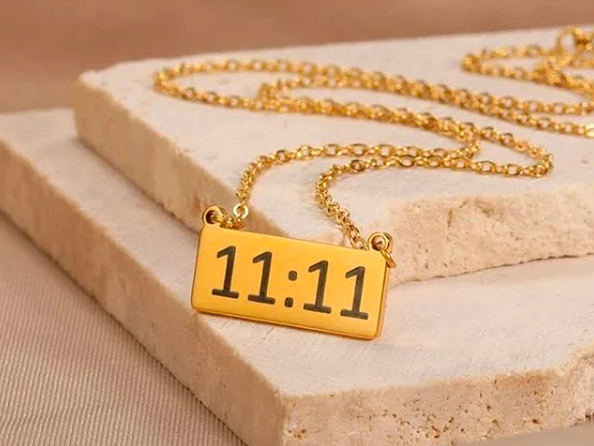 11:11 Necklace - 18k Gold Plated
