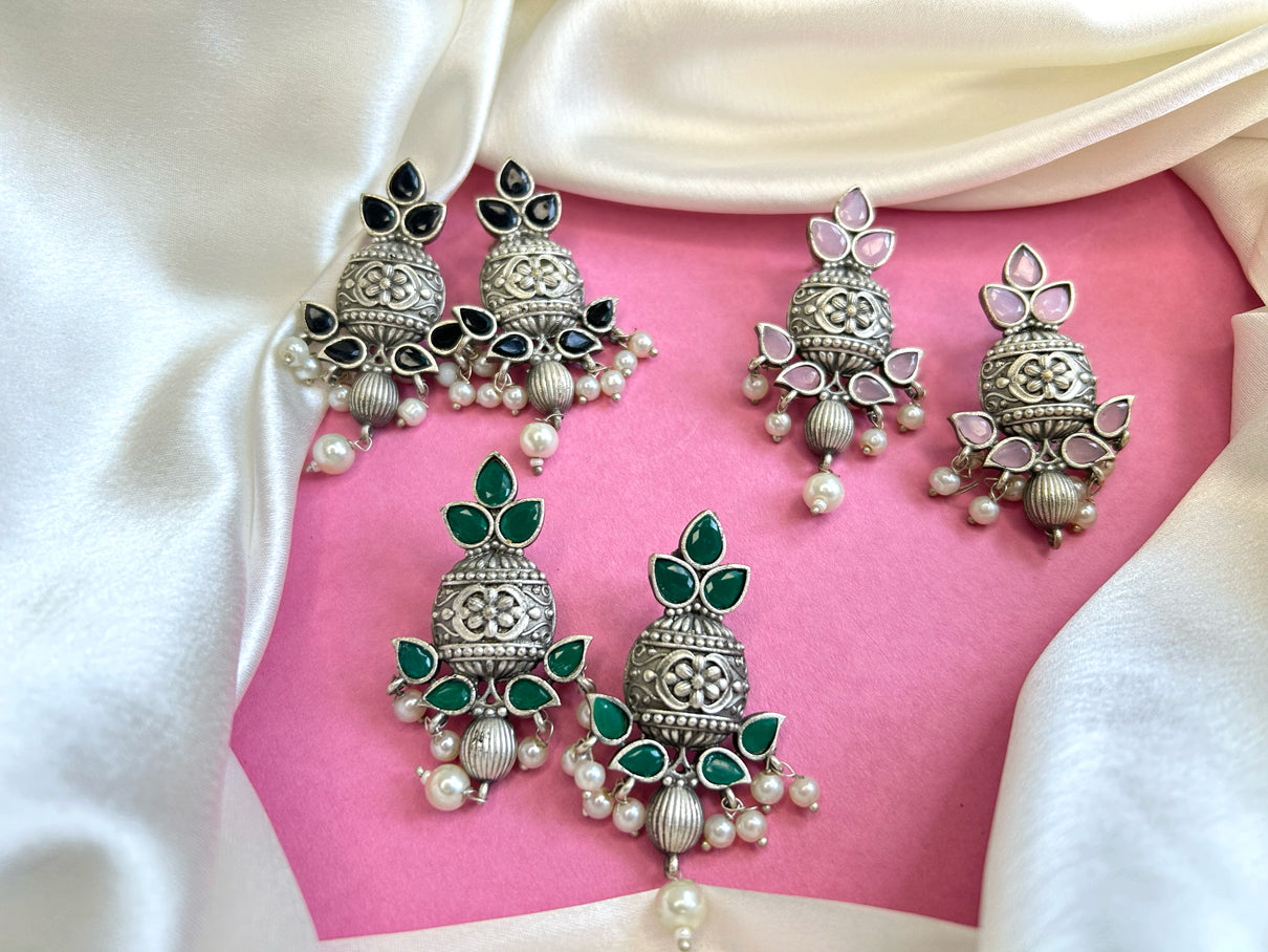 Ragini - Brass Earrings