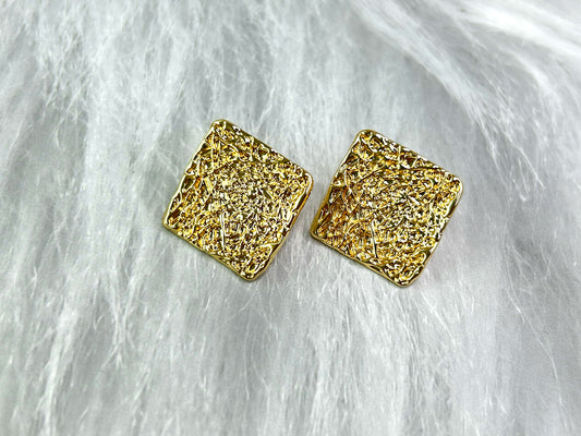 Golden Intrigue Studs