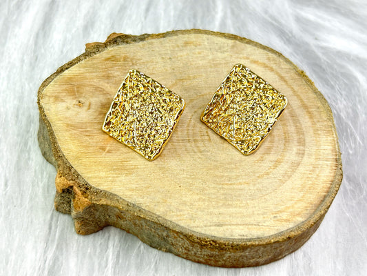Golden Intrigue Studs