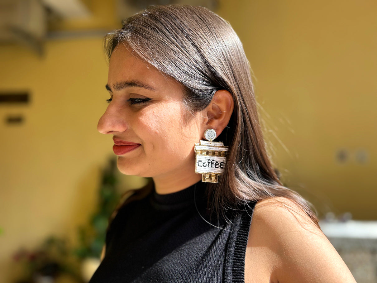 Coffee Earrings