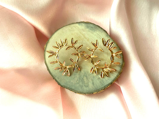 Crown Of Leaves Earrings